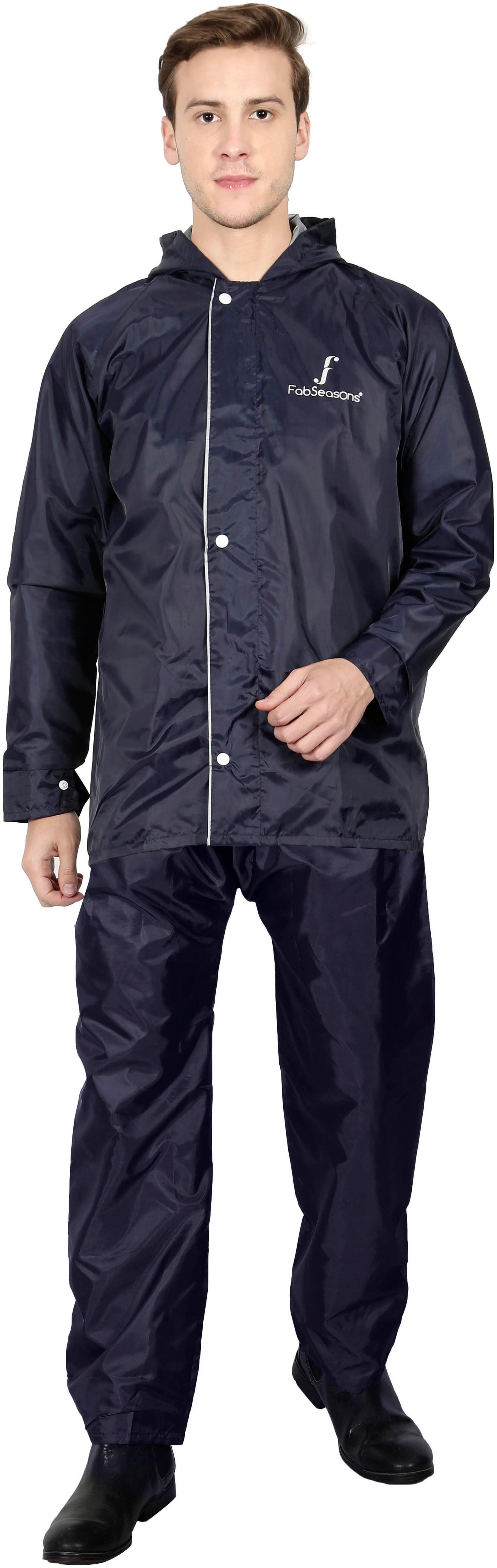 

Fabseasons Men Nylon Blue Rain Suit ( Xxxl Pack of 2 )