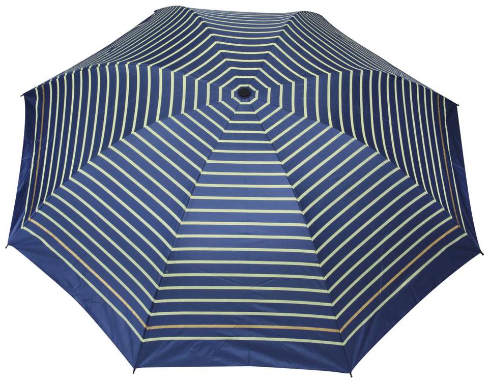 

FabSeasons Blue Striped 3 Fold Fancy Umbrella for all Weather