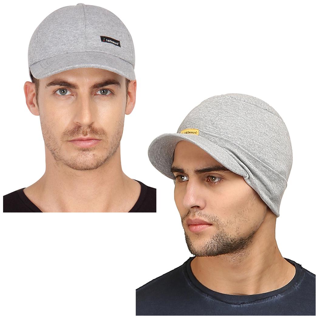 

FabSeasons Combo Pack of 2 Skull Cap and Baseball Cap for all year and seasons