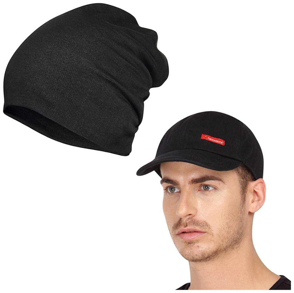 

FabSeasons Combo Pack of 2 Beanie Cap and Baseball Cap for all year and seasons