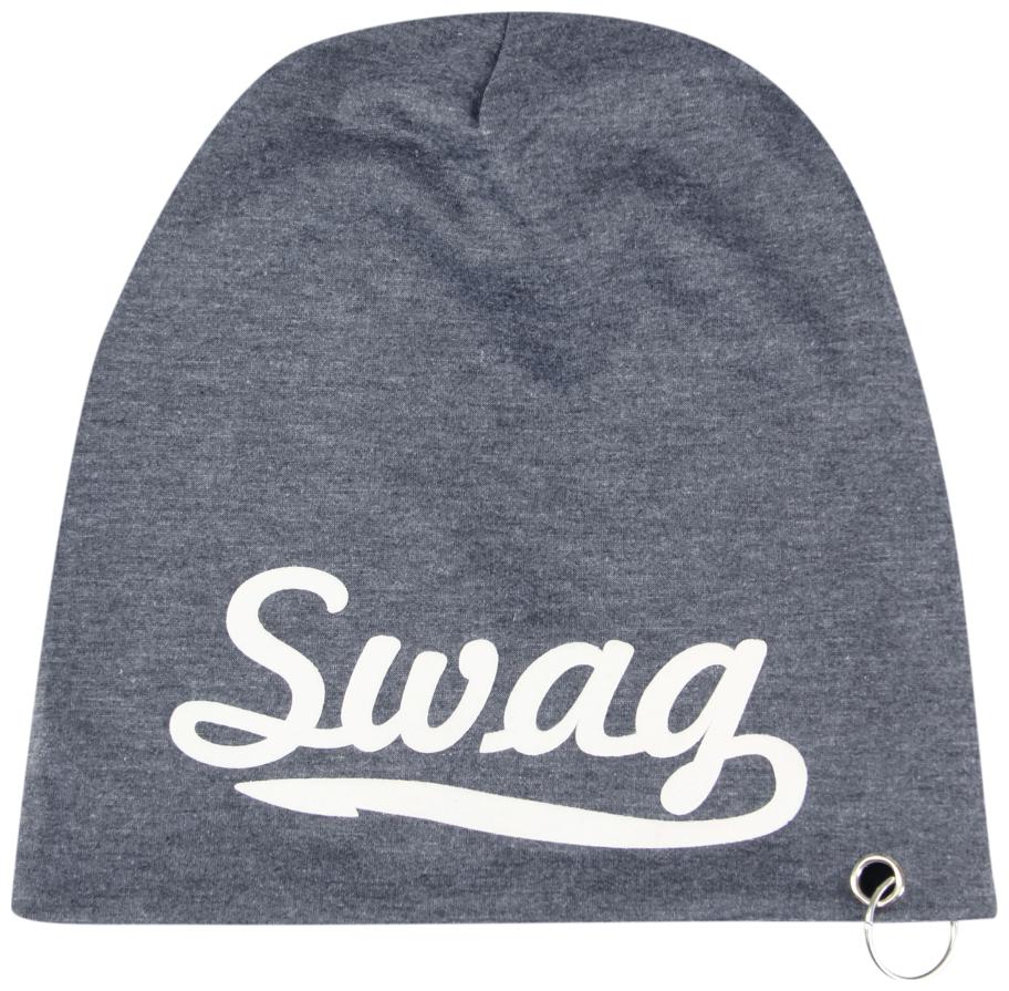 

Fabseasons Charcoal Grey Cotton Slouchy Beanie Cap