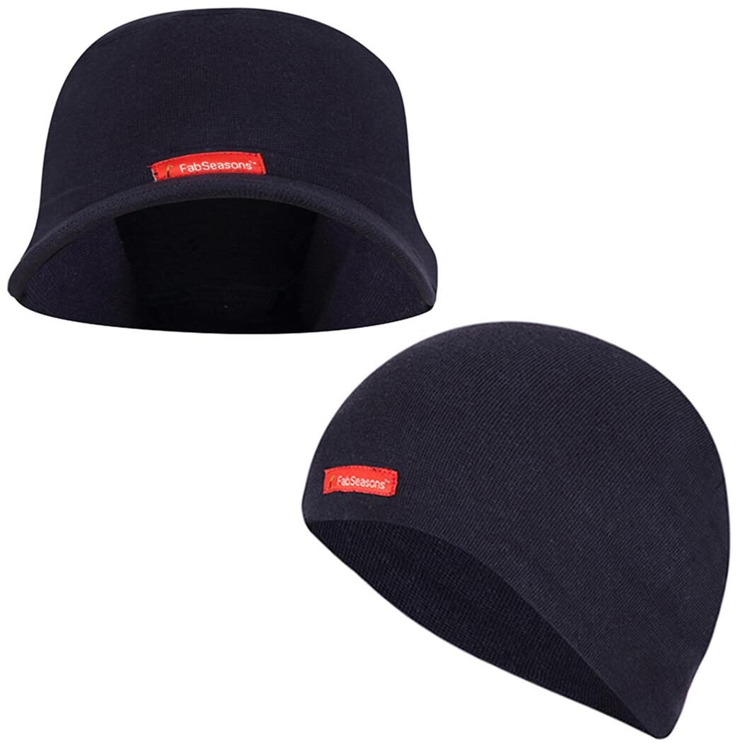 

FabSeasons Cotton Skull Cap Combo Pack of 2