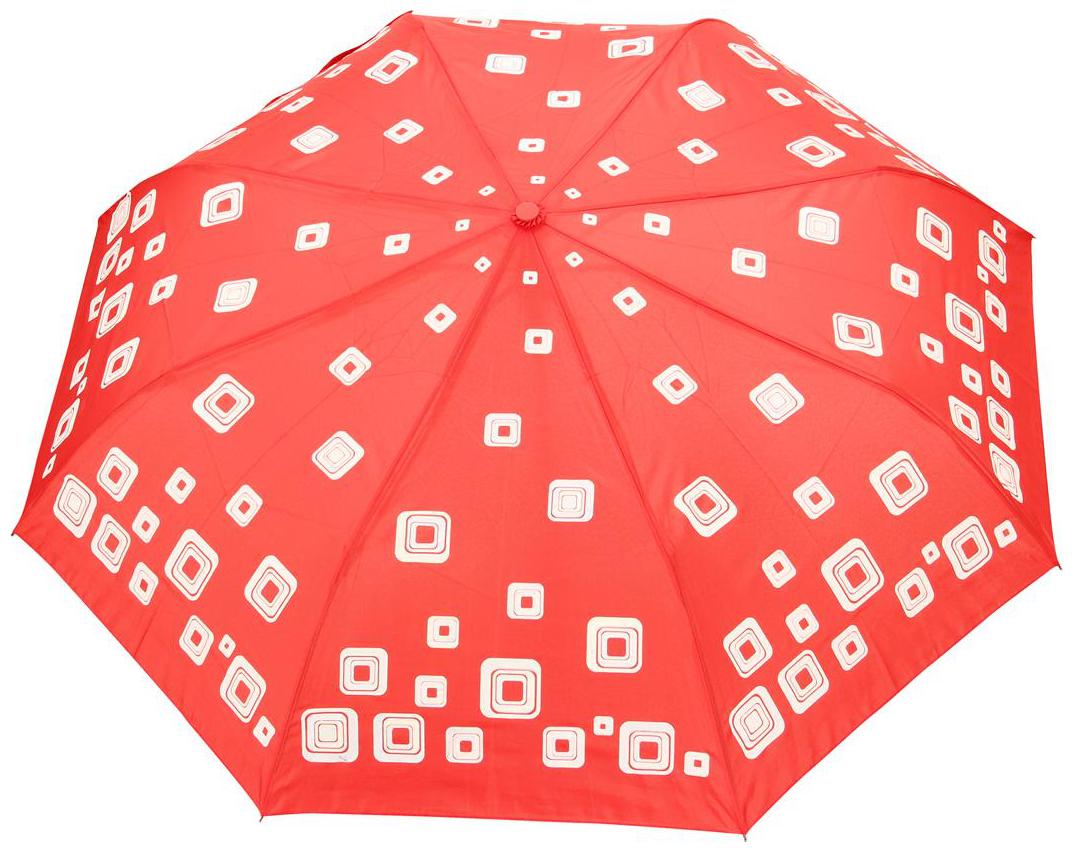 

FabSeasons Red Unisex Graphic Printed 3 fold Fancy Automatic Umbrella for Rains Summer All Year Use