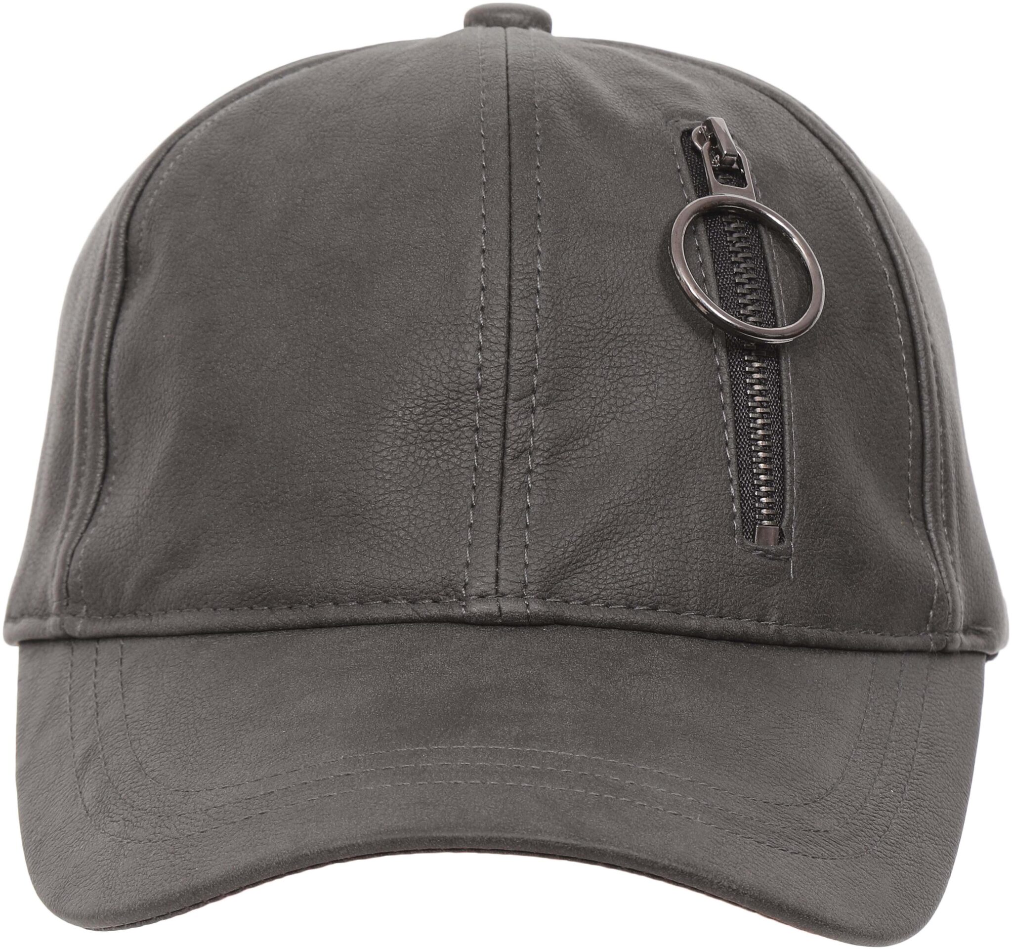 

FabSeasons Solid Casual Leather like PU unisex Baseball Cap Hat with Adjustable Buckle