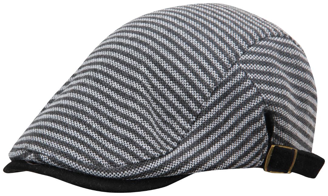 

FabSeasons Striped Unisex Golf Flat Cap with Adjustable straps at side