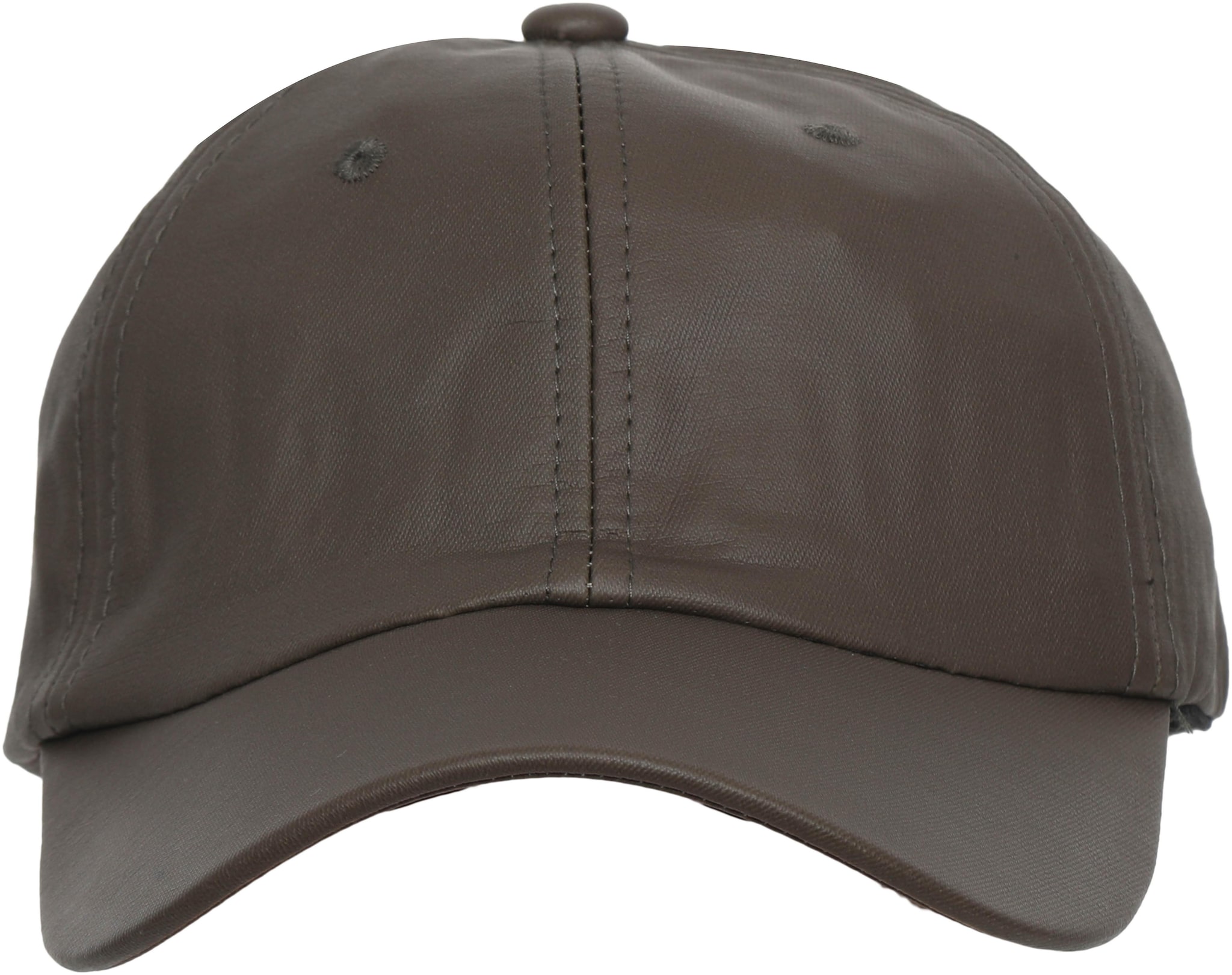 

FabSeasons solid casual PU Non-Leather Unisex Baseball cap with adjustable straps