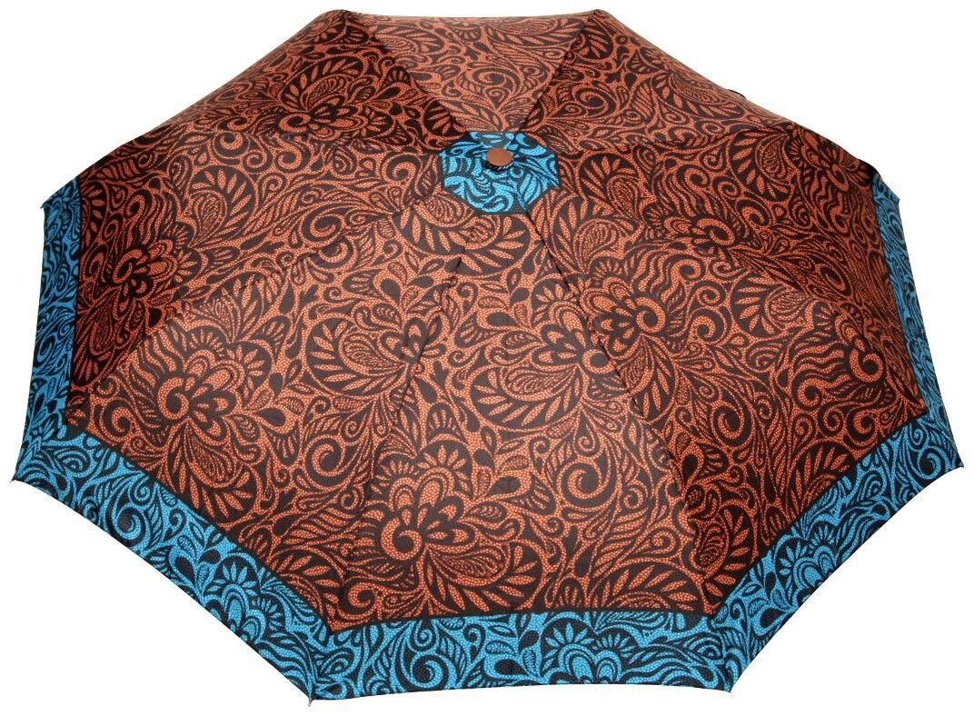 

FabSeasons Symmteric Print 3 fold Umbrella for Rains and all Seasons