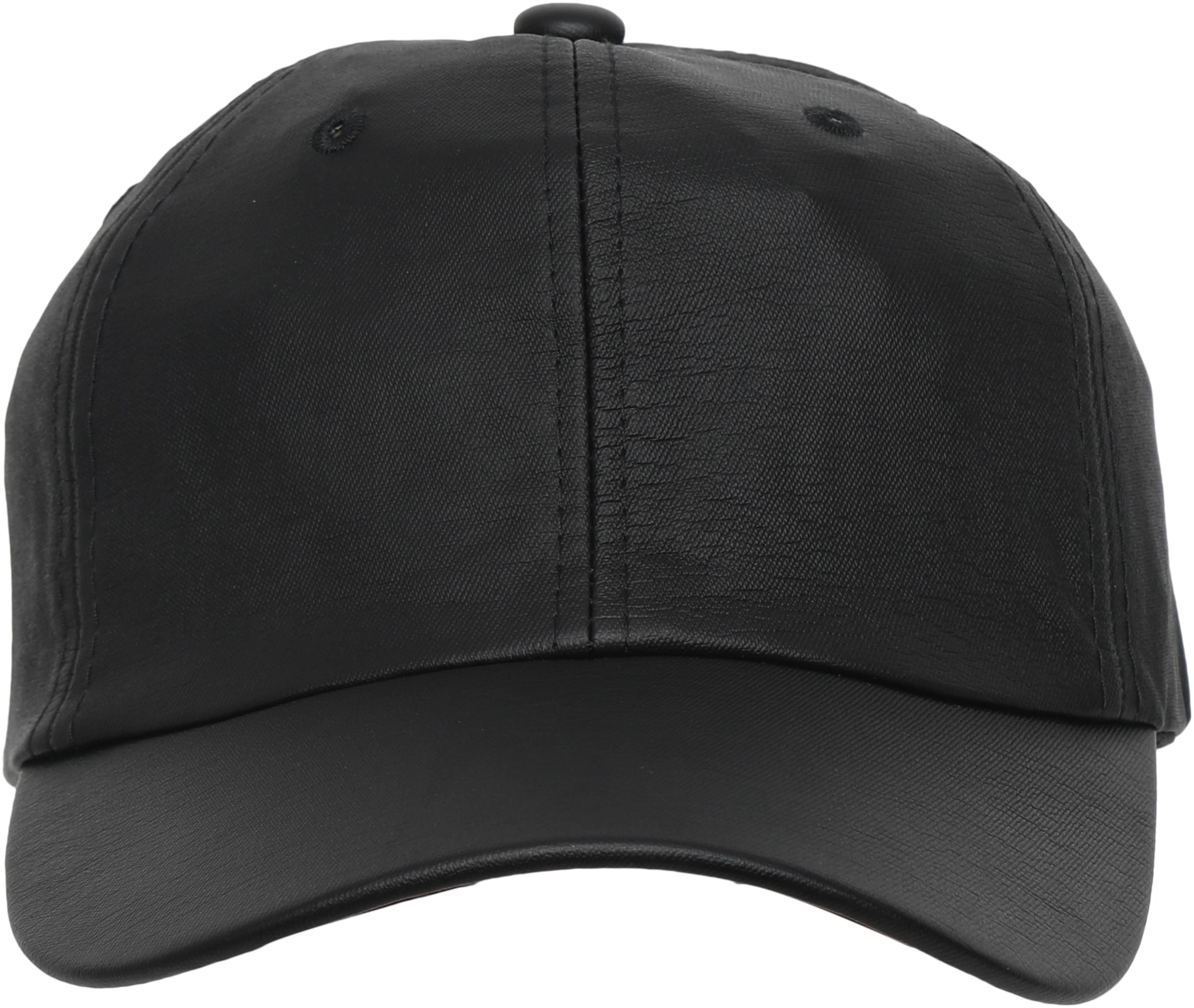 

FabSeasons solid casual PU Non-Leather Unisex Baseball cap with adjustable straps