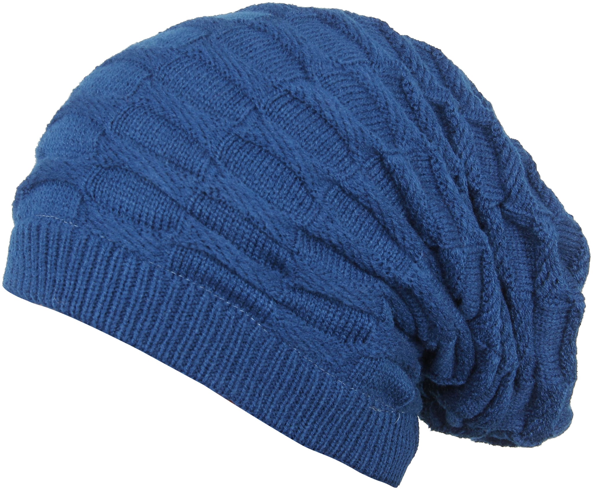 

FabSeasons Unisex Blue Acrylic Woolen Winter Beanie and Skull Cap for winters