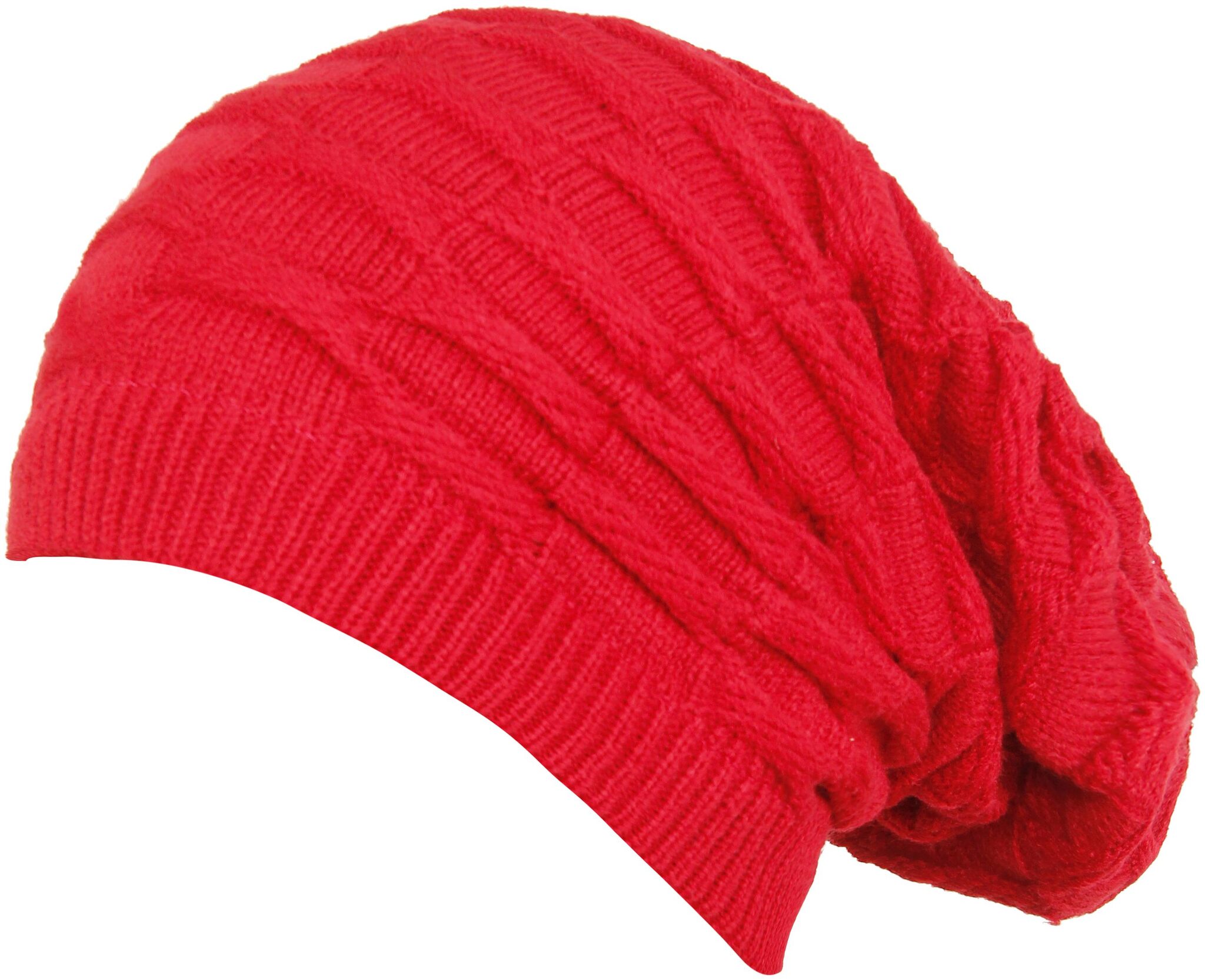 

FabSeasons Unisex Red Acrylic Woolen Winter Beanie and Skull Cap for winters