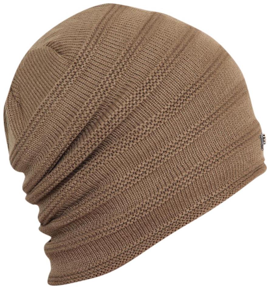 

Fabseasons Unisex Brown Acrylic Woolen Slouchy Beanie And Skull Cap For Winters