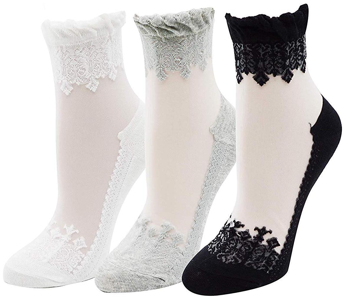 

FASHIOL Casual Assorted Calf Length Socks For Women