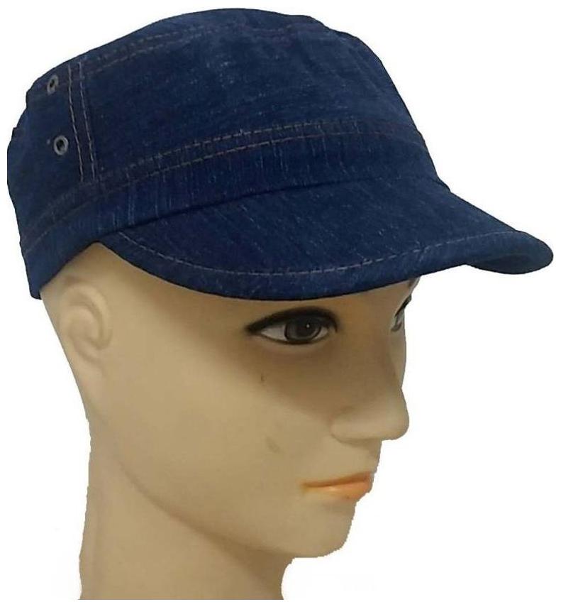 

Fashionable Look Solid Dark Blue Snap-back Cap