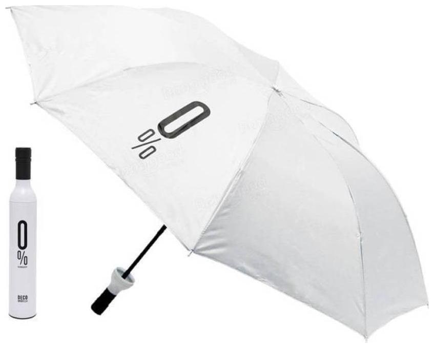 

Fashionable Wine Bottle Travel Umbrella (Pack of 1) Multi Color