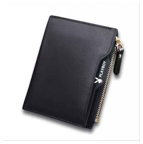 

FASHLOOK Men Black Leather Zip Around Wallet ( Pack of 1 )