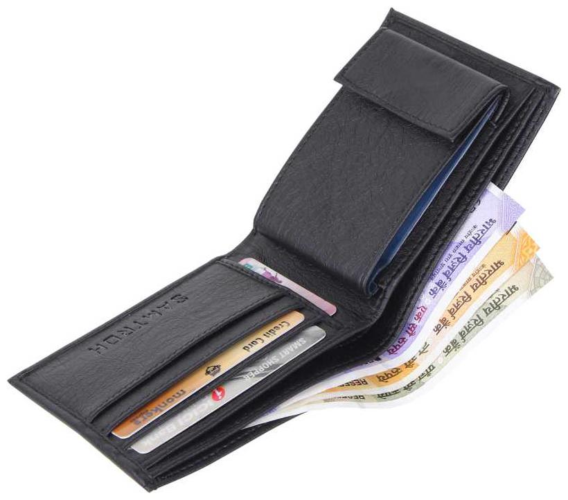 

Fashlook Black Album Wallet For Men