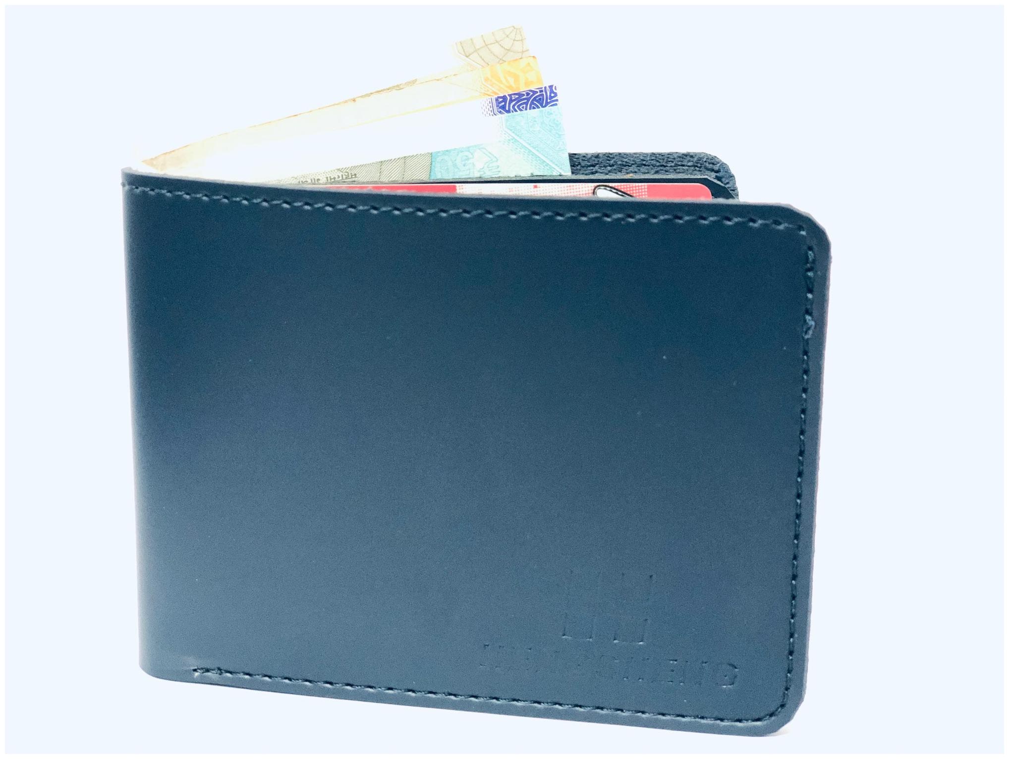 

FASHLOOK Men Blue Leather Money Clip Wallet ( Pack of 1 )