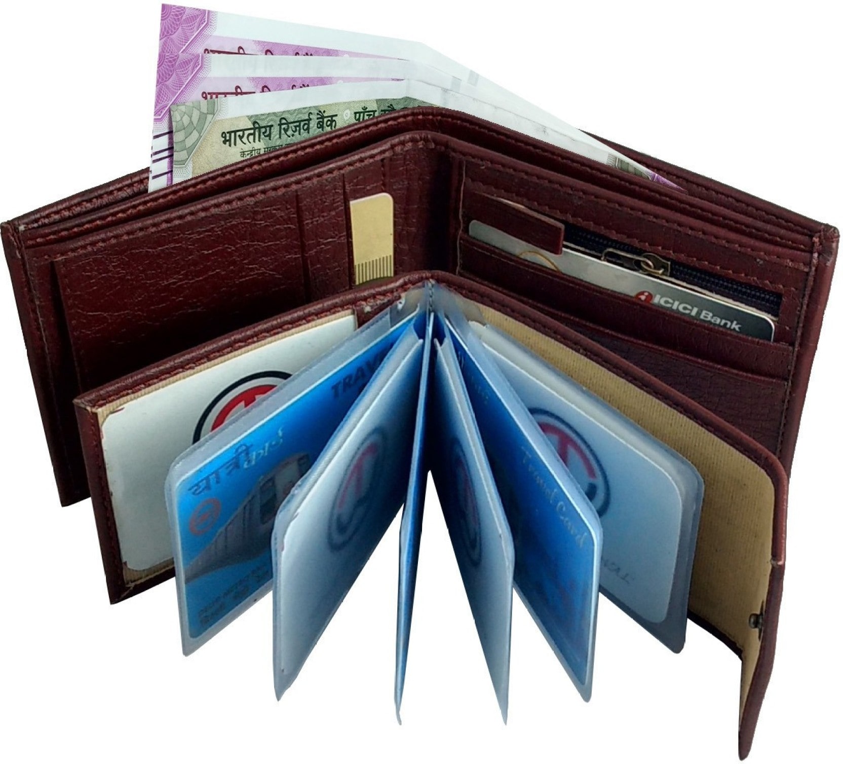 

FASHLOOK Men Brown Pu Bi-Fold Wallet ( Pack of 1 )