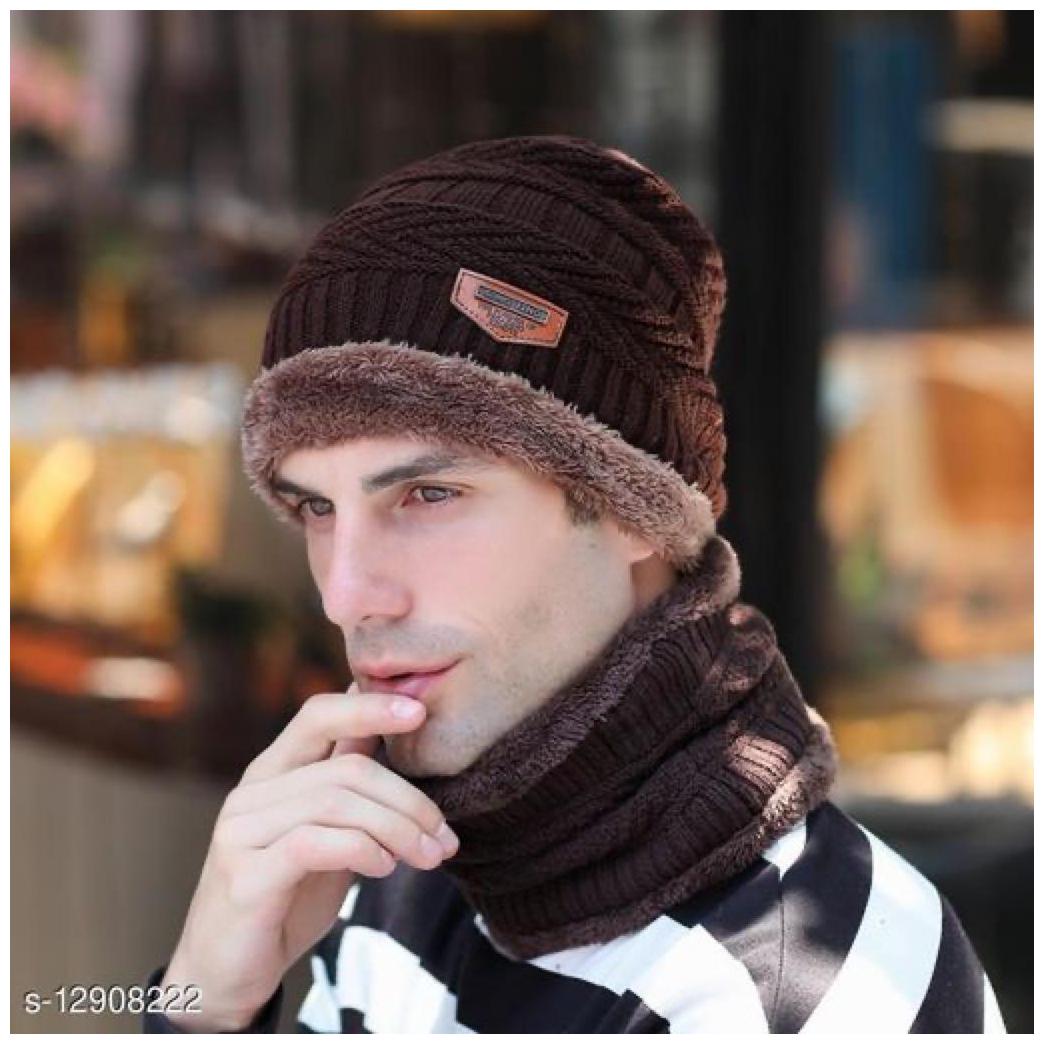 

Fashlook Brown Cap With Muffler (Balaclava)