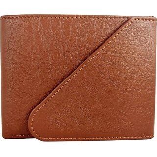 

FASHLOOK Men Tan Leather Bi-Fold Wallet ( Pack of 1 )