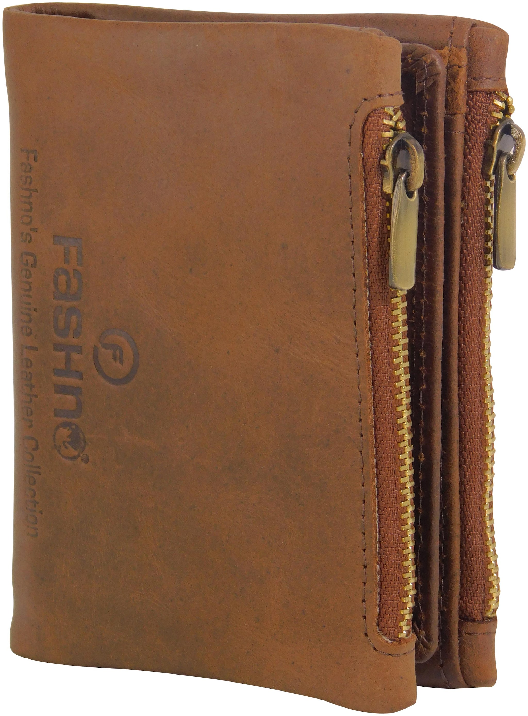 

Fashno Men Brown Leather Bi-Fold Wallet ( Pack of 1 )