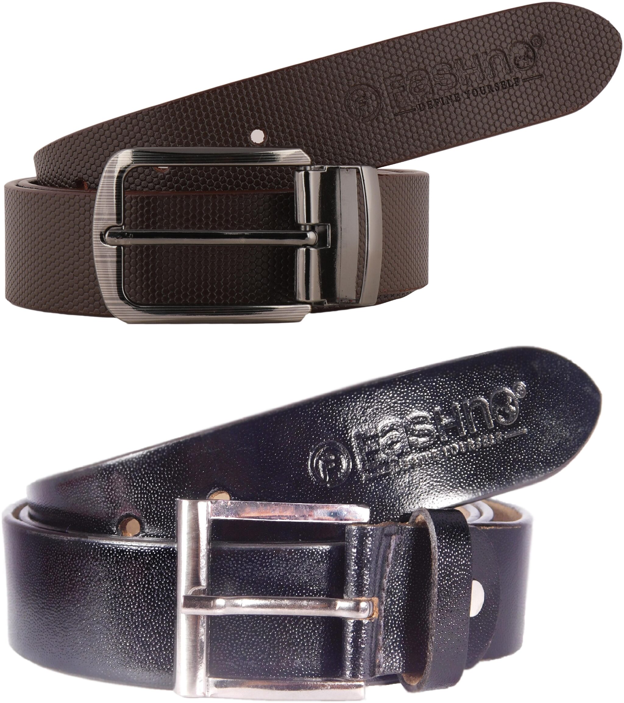 

Fashno Combo Of Pure Leather Brown And Black