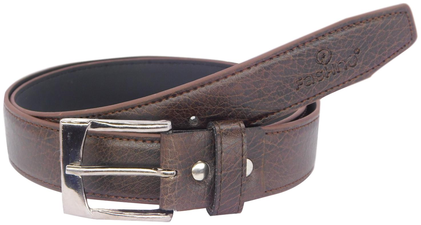 

Fashno Mens PU Leather Belt Brown