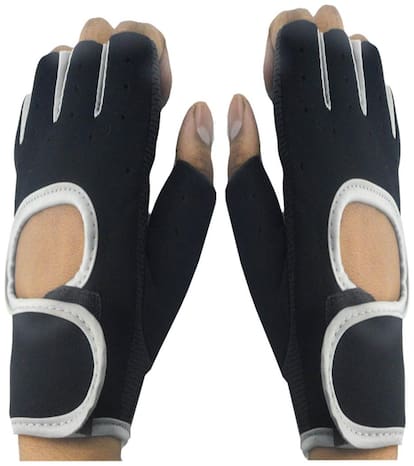 faynci Men Polyester Solid - Black