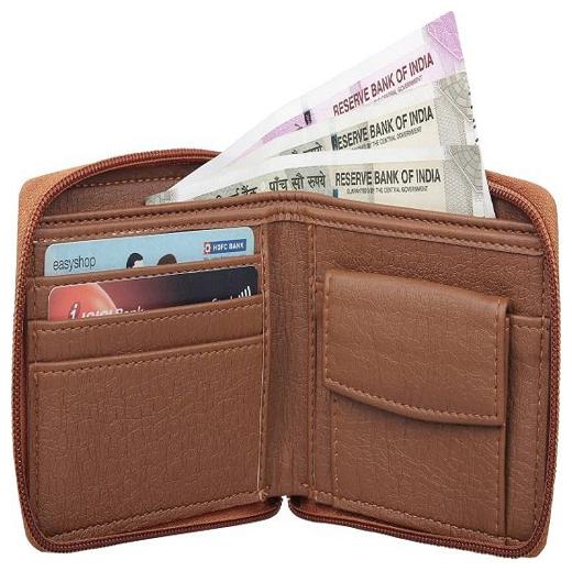 

Fill Cryppies Tan Men s Causal Artificial Leather Wallet (FC-MW-005)