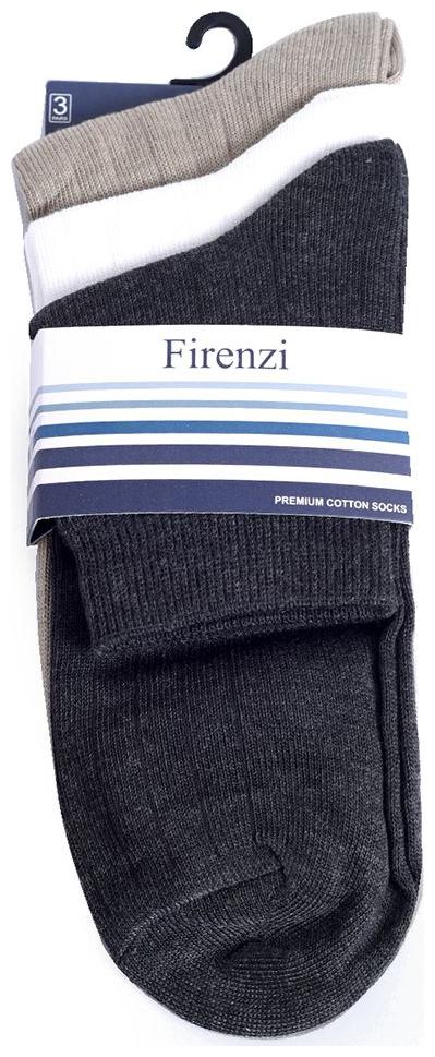 

Firenzi Black Cotton Calf length socks ( Pack of 3 )