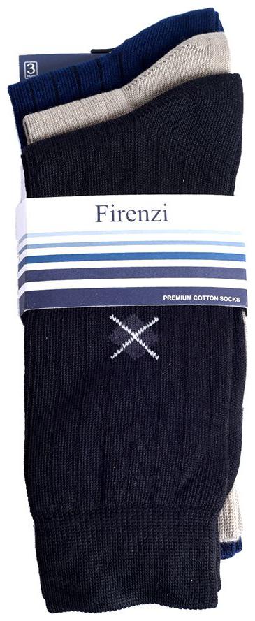 

Firenzi Blue-black-beige Colored Socks