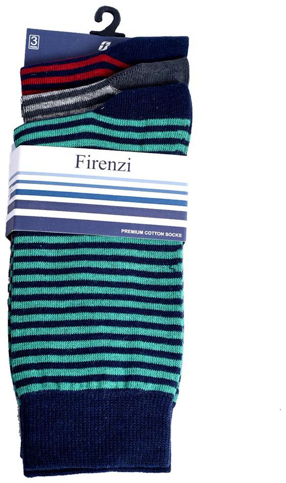 

Firenzi Red-grey-green Colored Socks