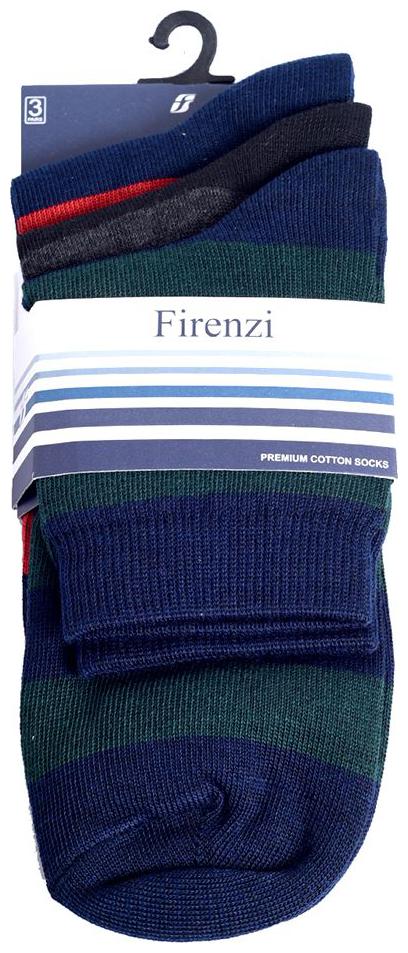

Firenzi Red- grey-green Colored Socks