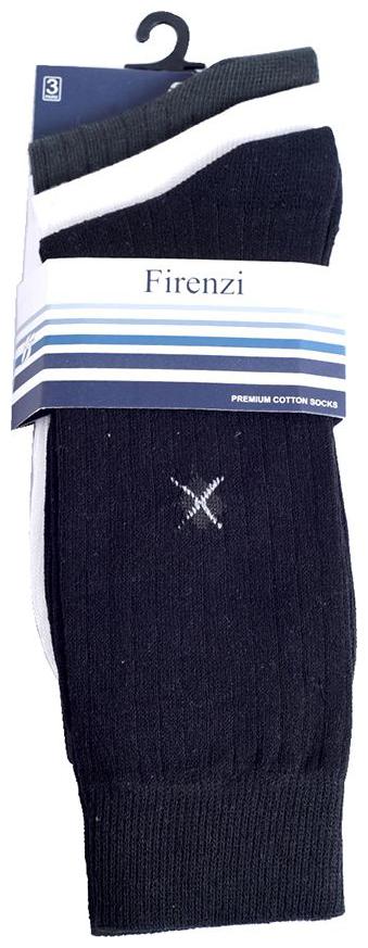 

Firenzi White-grey-black Colored Socks