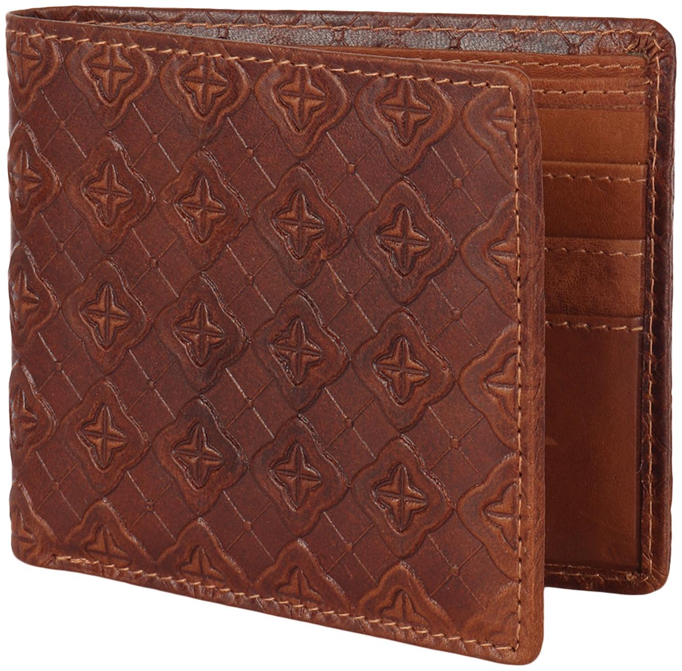 

Flyer Men Tan Leather Bi-Fold Wallet ( Pack of 1 )