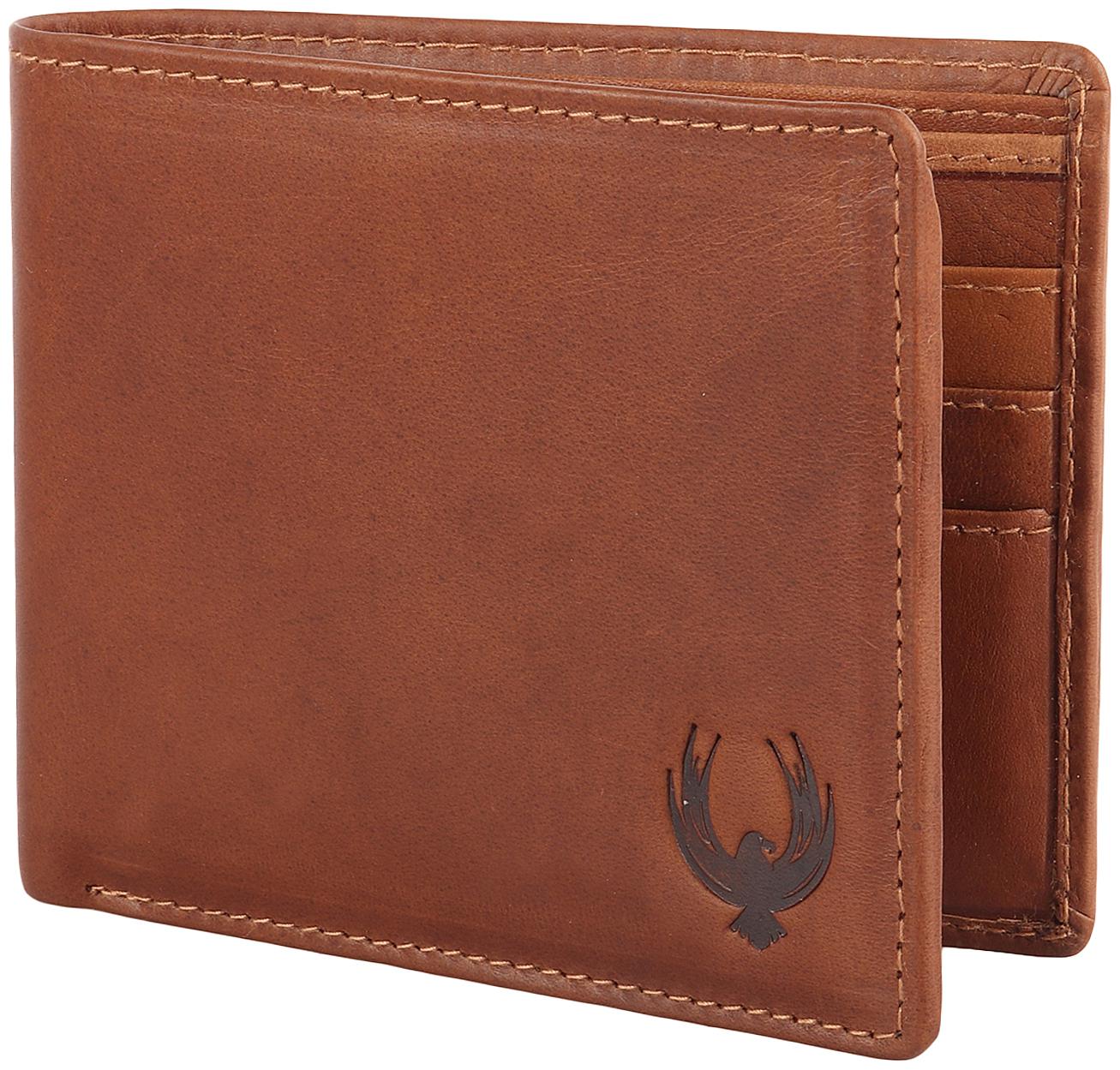 

Flyer Men Tan Leather Bi-Fold Wallet ( Pack of 1 )