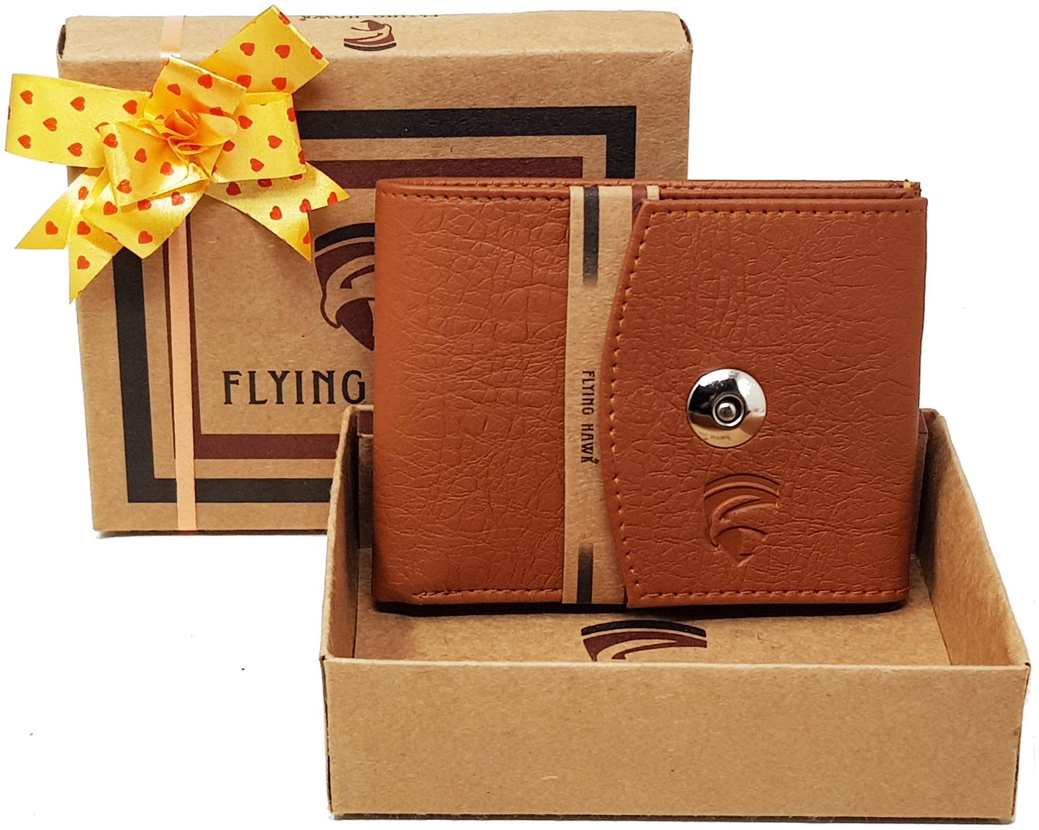 

FLYING HAWK Men Tan Artificial Leather Wallet