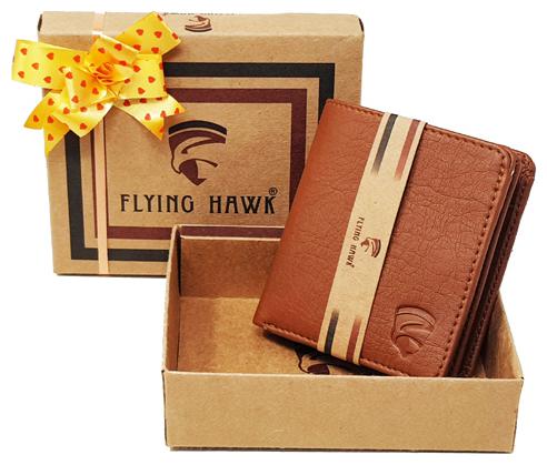 

FLYING HAWK Men Tan Artificial Leather Wallet