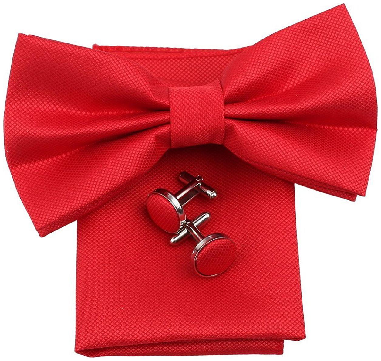 Royal Blue Bow Tie /& Pocket Square Party Combo For Mens Premium Quality Micro-Fiber