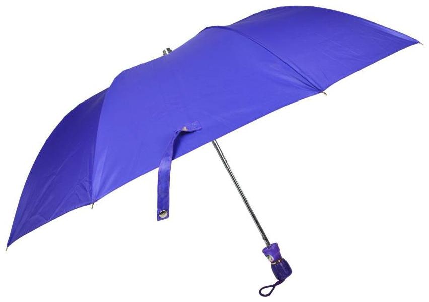 

Fold Auto Open Black Color Umbrella (Blue)