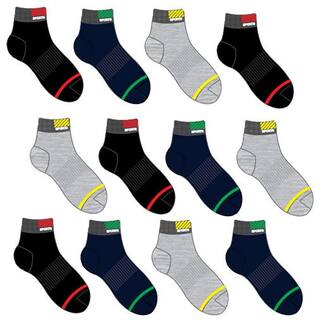 Footies Men Ankle length socks Pack of 12 Assorted