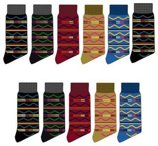 Footies Men Crew length socks Pack of 11 Assorted