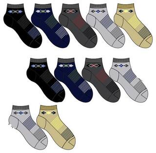 Footies Men Ankle length socks Pack of 11 Assorted