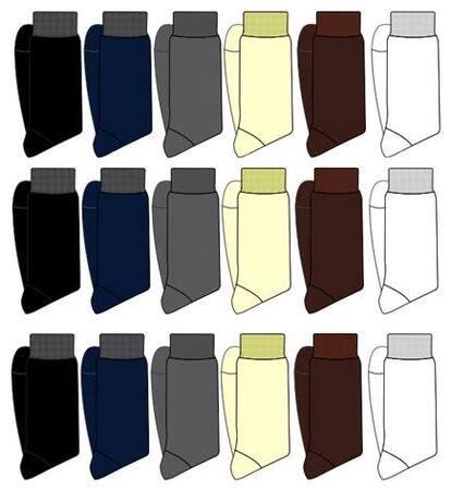 FOOTIES ASSORTED PLAIN CREW SOCKS