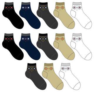 FOOTIES ASSORTED DESIGN ANKLE SOCKS