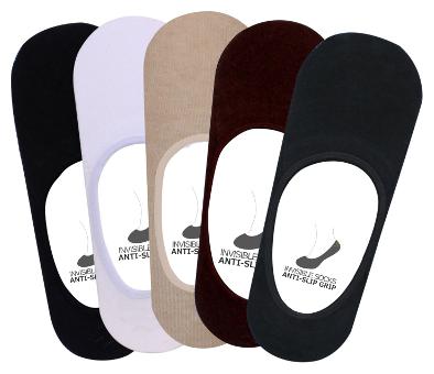 

Footprints Premium ORGANIC Cotton Advanced new launch Loafer Socks with Anti-Slip Grip - Pack of 5