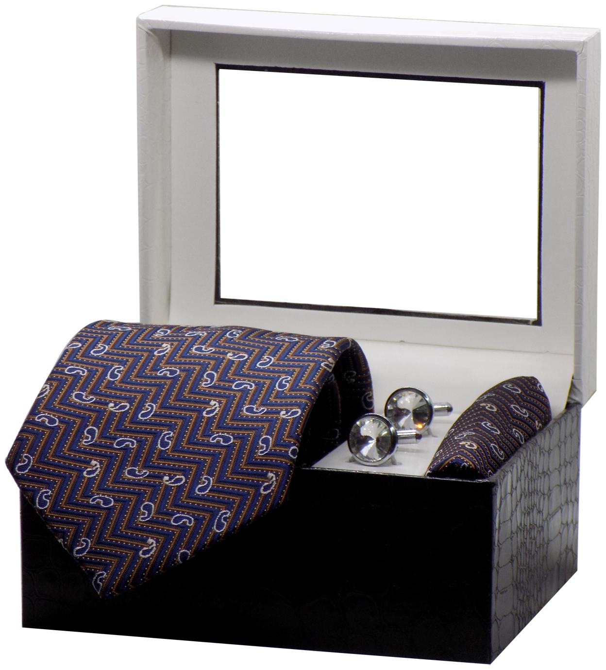 

Forty Hands Men s Necktie Gift Set (Peach) (FTS187)