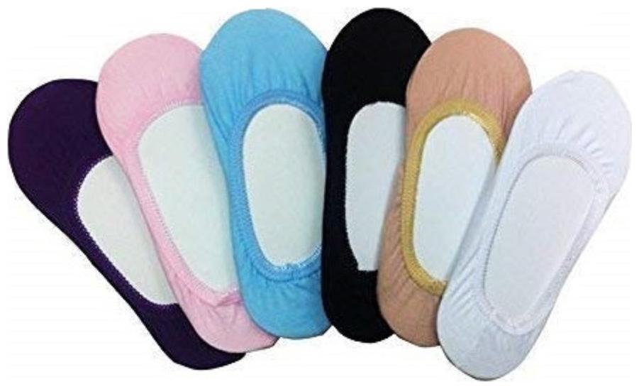 

FOXSTON GIRLS WOMANS LOAFER SOCK(MULTICOLUR Free SIZE) PACK-6