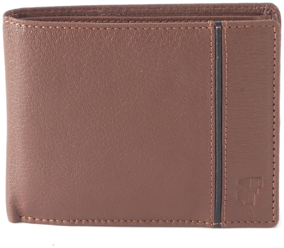 

FT GENUINE LEATHER BROWN COLOR FORMAL MEN WALLET