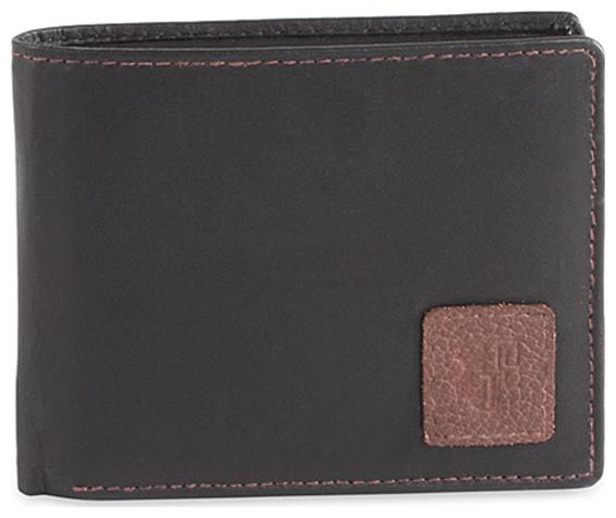 

FT GENUINE LEATHER BLACK WITH BROWN COLOR COMBINATION WALLET FOR MEN